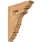 Ekena Millwork Balboa Traditional Smooth Bracket, Western Red Cedar, 3 1/2"W x 16"D x 20"H BKT04X16X20BOA01SWR - alternate 1